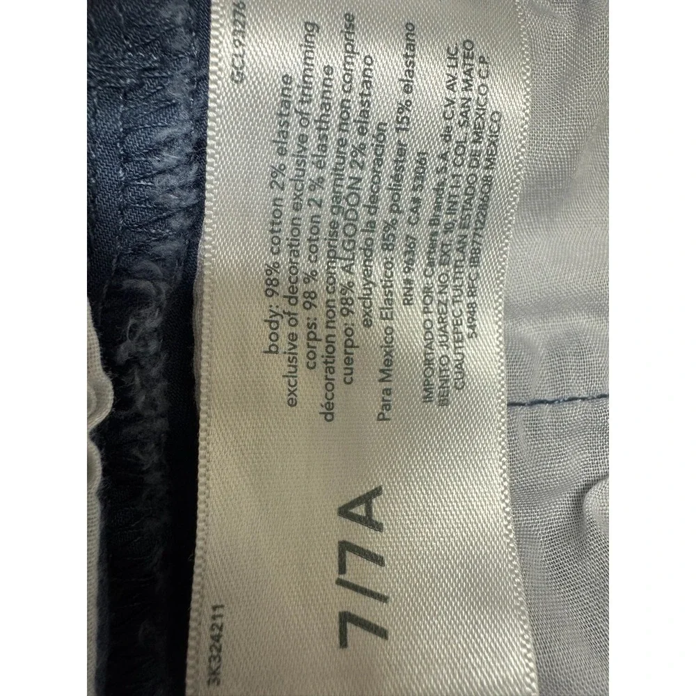 OshKosh‎ B'gosh Pants Size 7 Unisex Blue Chinos with Elastic Waist Cotton Blend